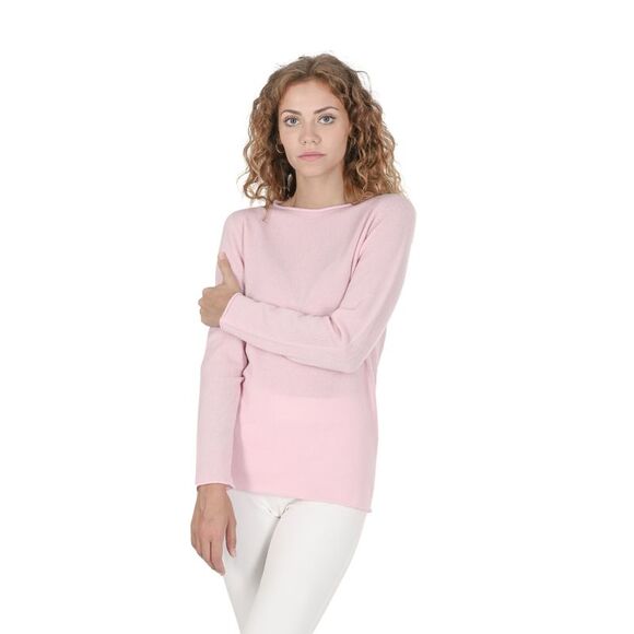 Crown of Edinburgh Cashmere Cashmere Boat Neck Long Sleeve Pullover Sweater - Picture 5 of 7